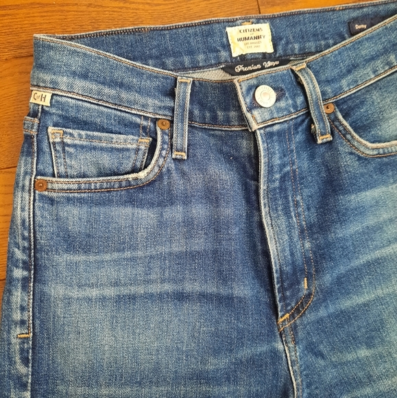 💥SALE💥Citizens of Humanity Premium Vintage Demy Cropped Flare Jeans, Size 24 - Picture 4 of 14